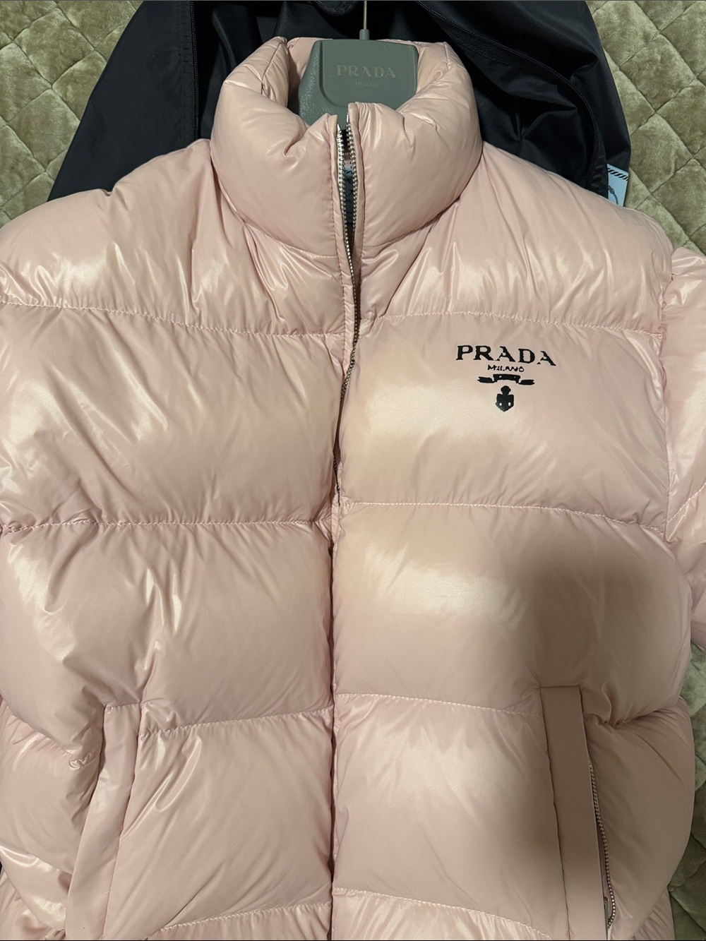 Prada Pink Puffer Jacket
